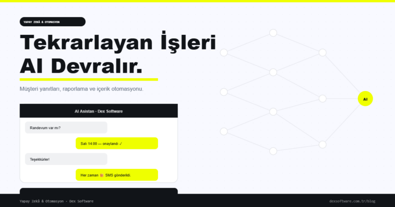 AI Otomasyonları İşletmeye Ne Kazandırır?