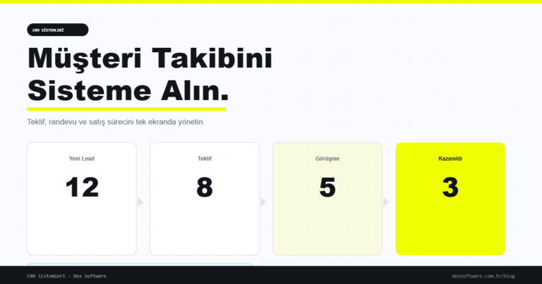 CRM Sistemi Nedir?